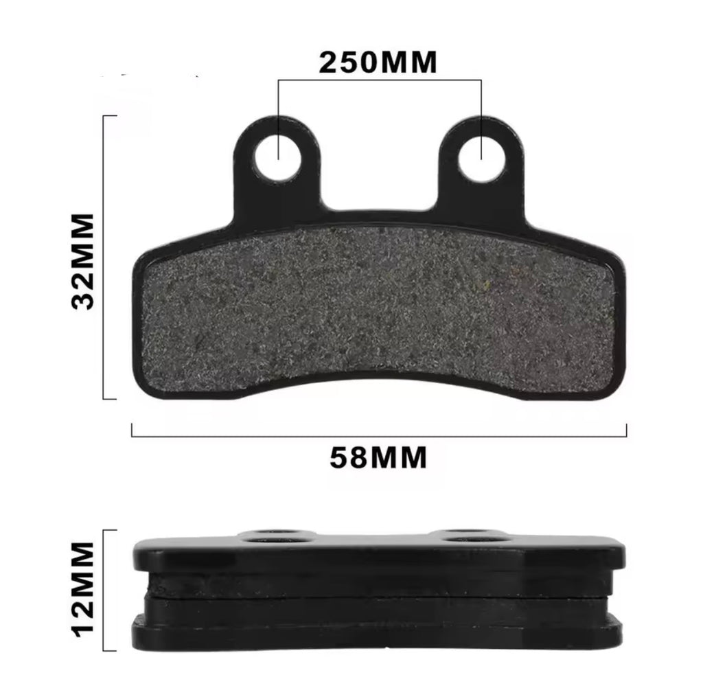 Front Rear Brake Pad Set For Tuttio