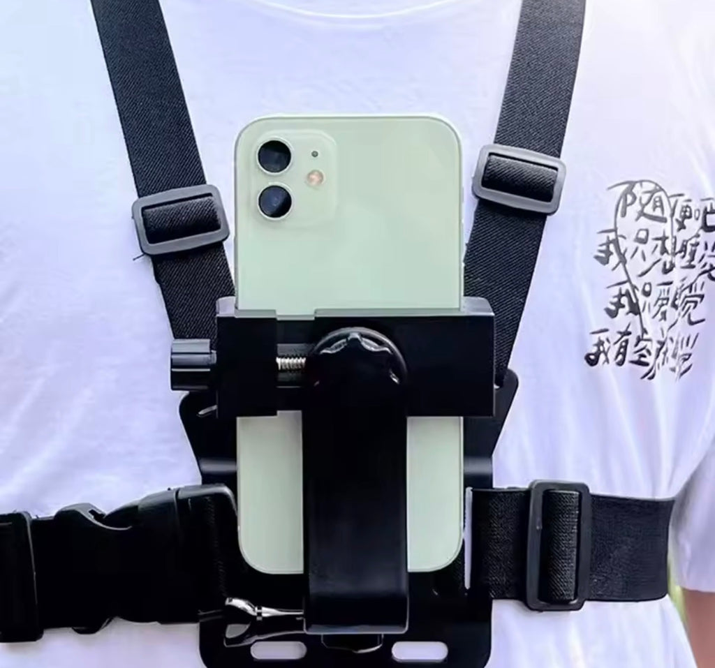 iPhone chest mount (adjustable)