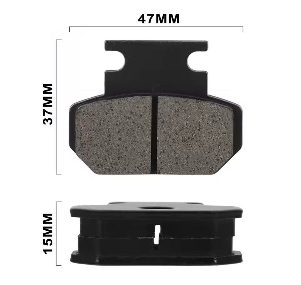 Front Rear Brake Pad Set For Tuttio