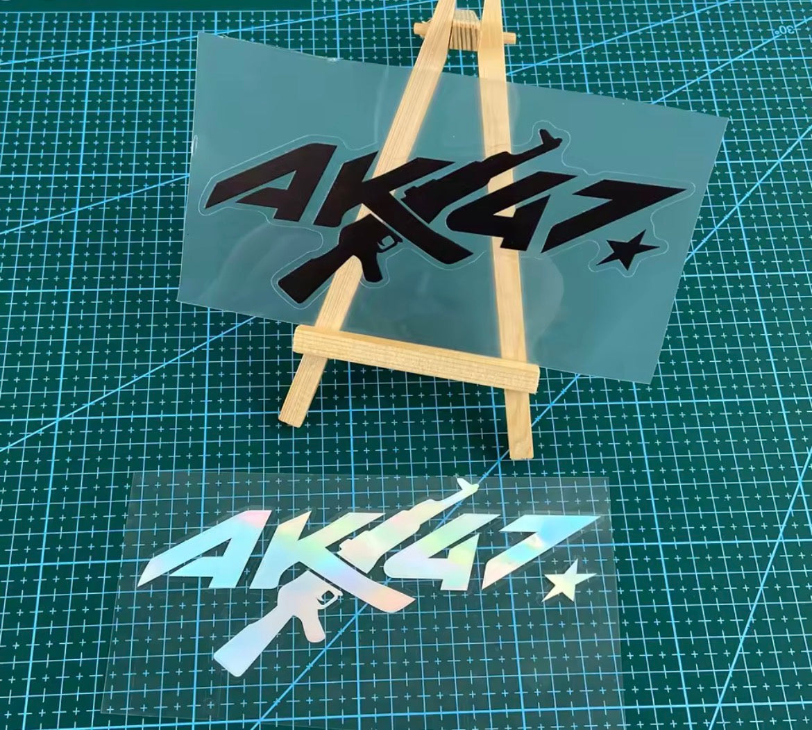 15x7CM ak47 sticker for anything