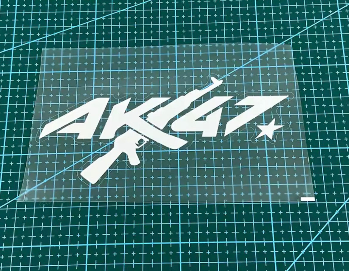 15x7CM ak47 sticker for anything
