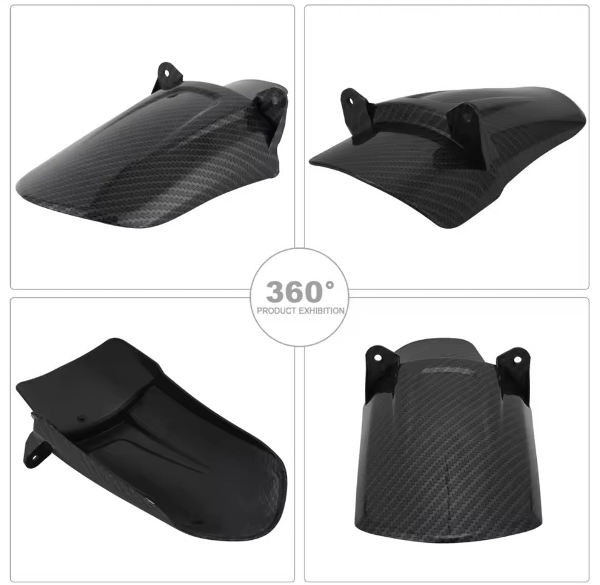Carbon Fiber Rear Wheel Mudguards Fender For Surron Light Bee S X
