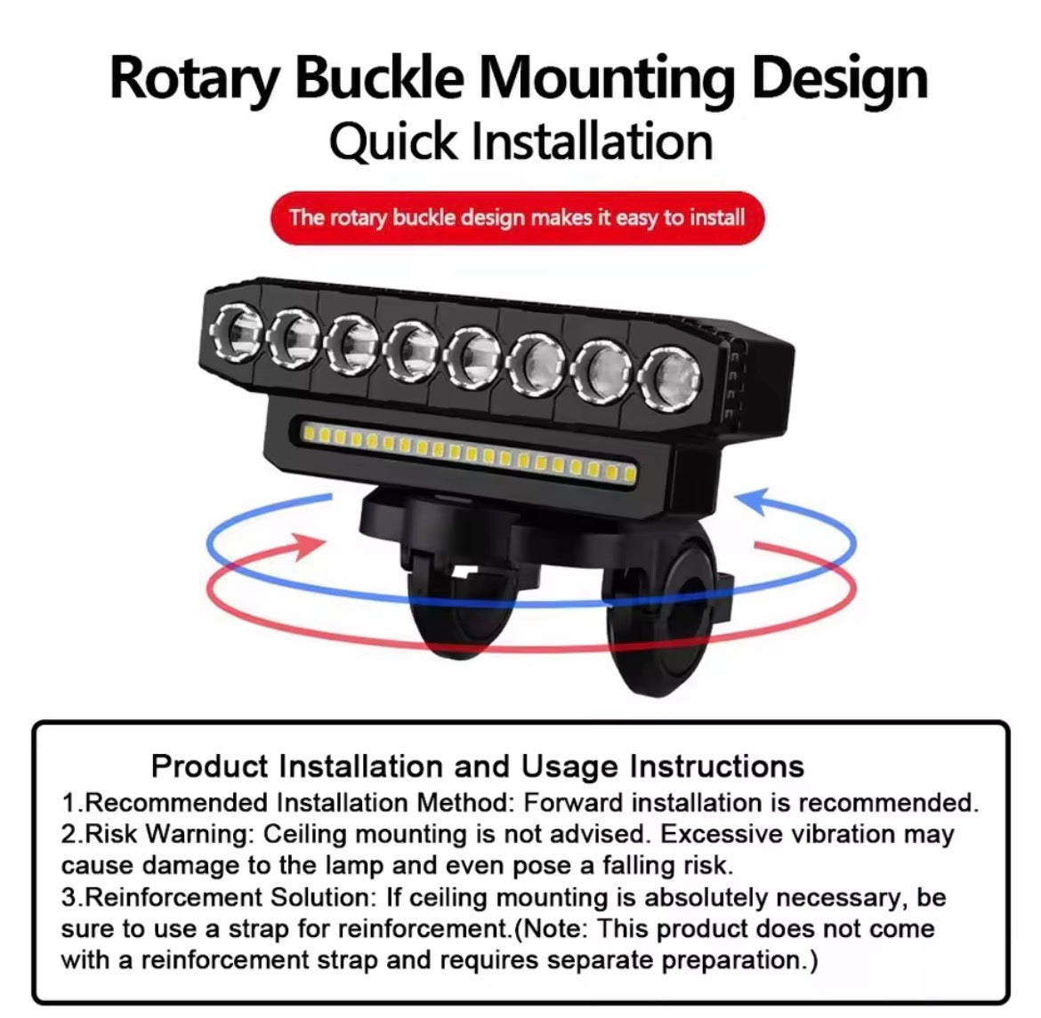 5/8 LED Bicycle Front Light