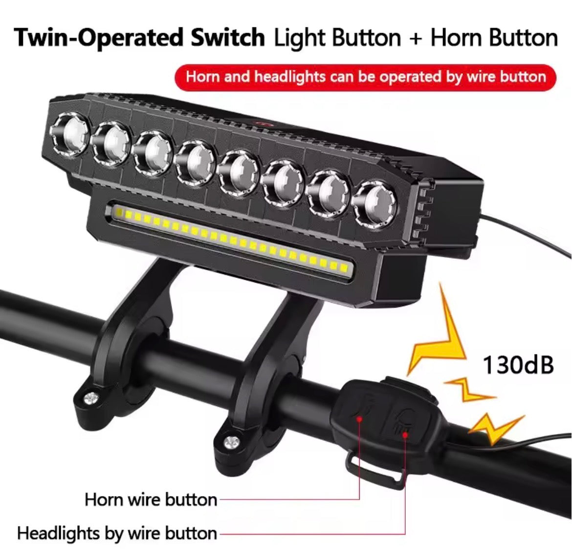 5/8 LED Bicycle Front Light