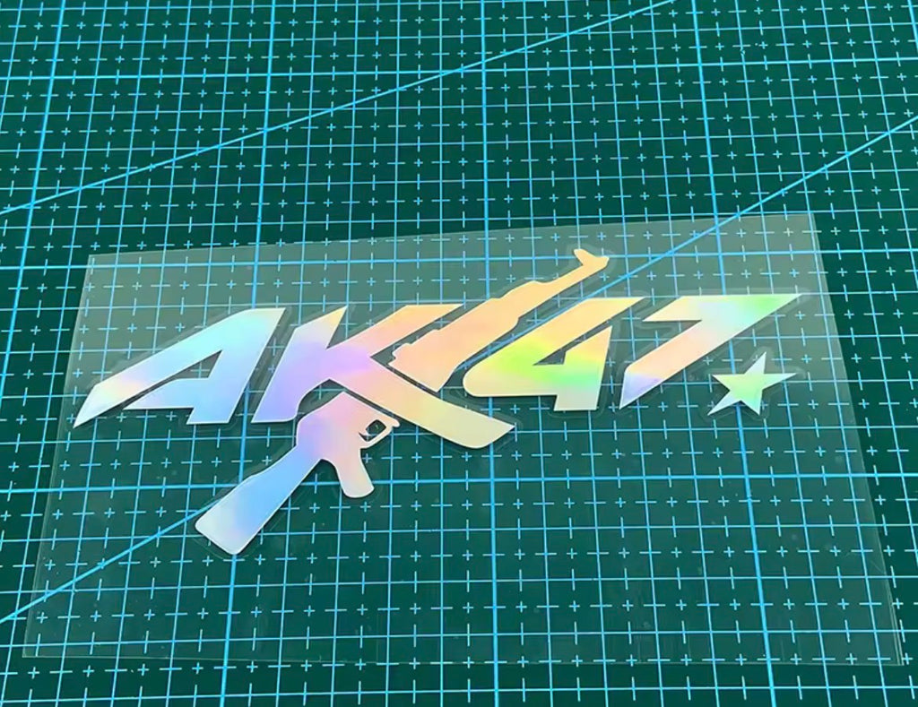 15x7CM ak47 sticker for anything