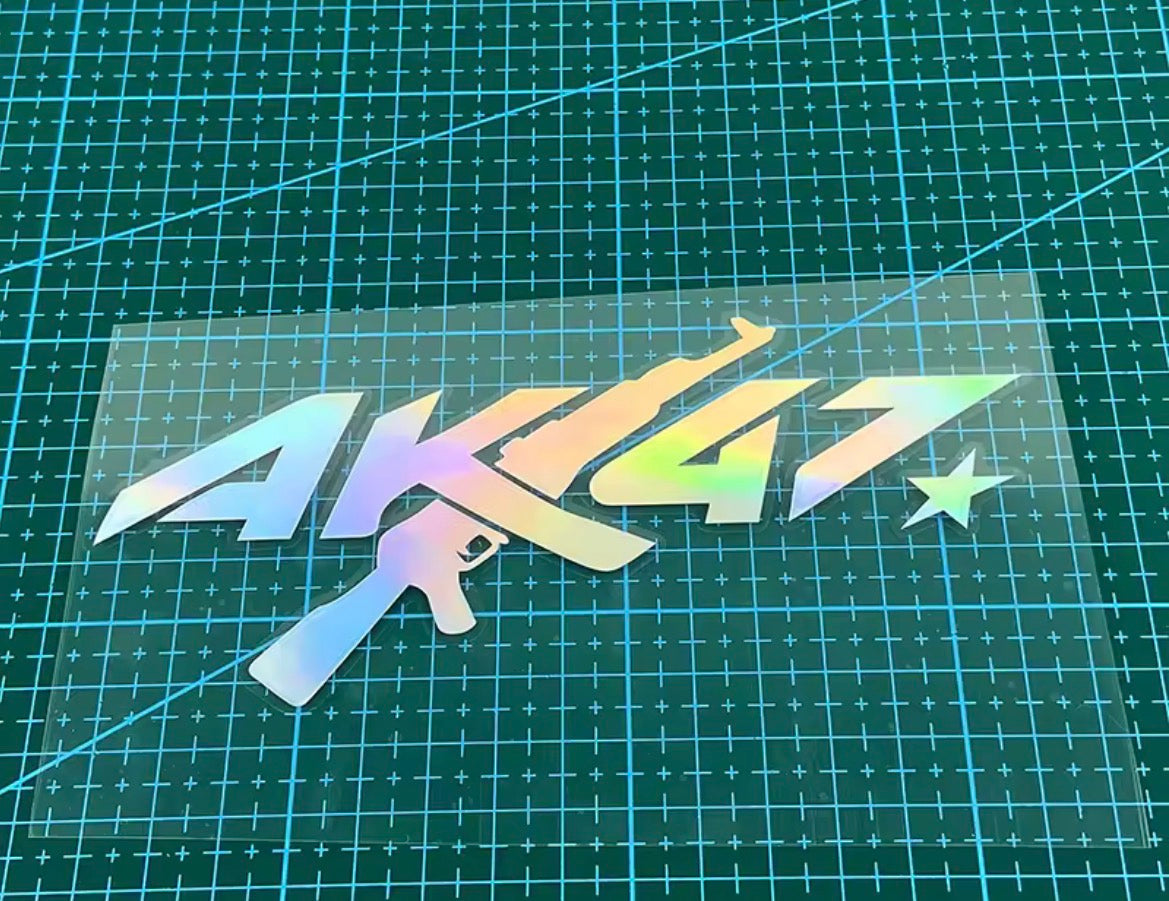 15x7CM ak47 sticker for anything