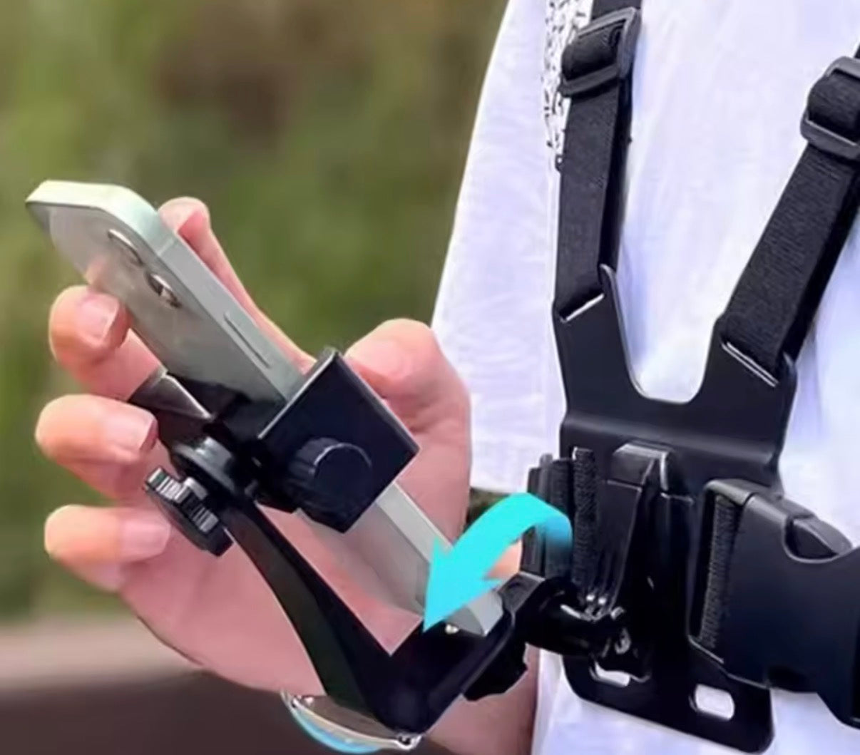iPhone chest mount (adjustable)