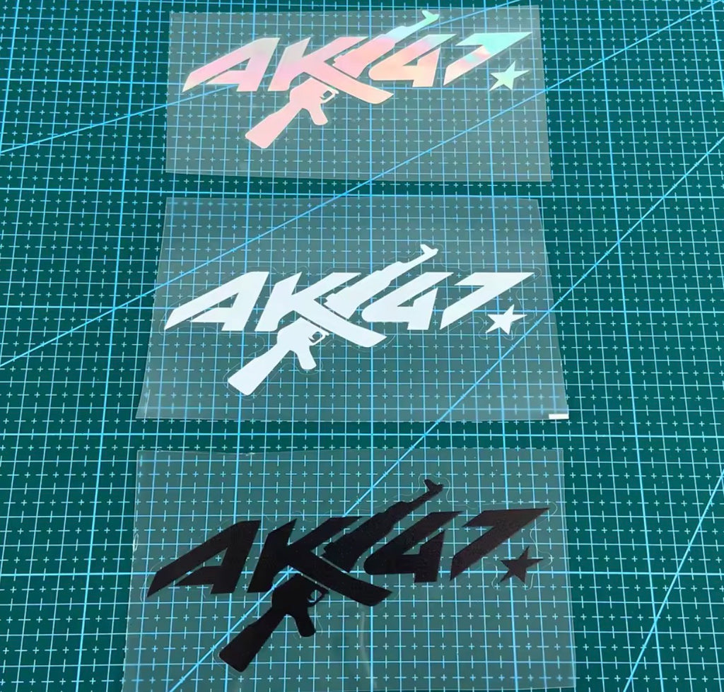 15x7CM ak47 sticker for anything