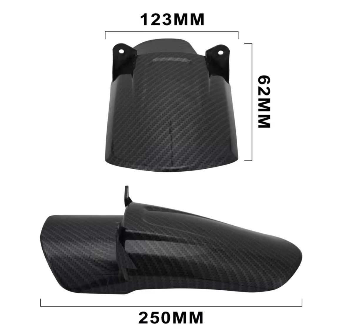 Carbon Fiber Rear Wheel Mudguards Fender For Surron Light Bee S X